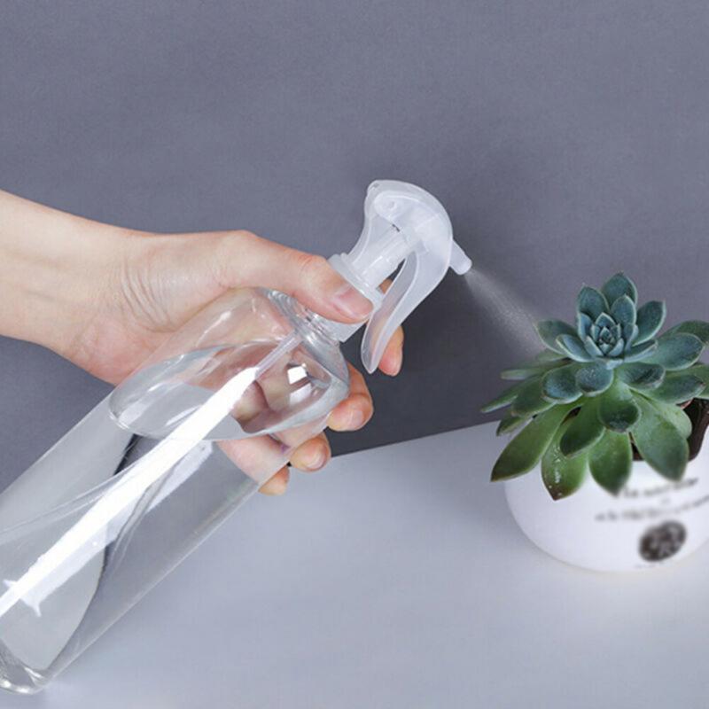 

4Pcs Spray Bottles Practical 500ml Plastic Spray Bottle Sprayer For Water Make Up Garden Salon Hair Cut, As pic