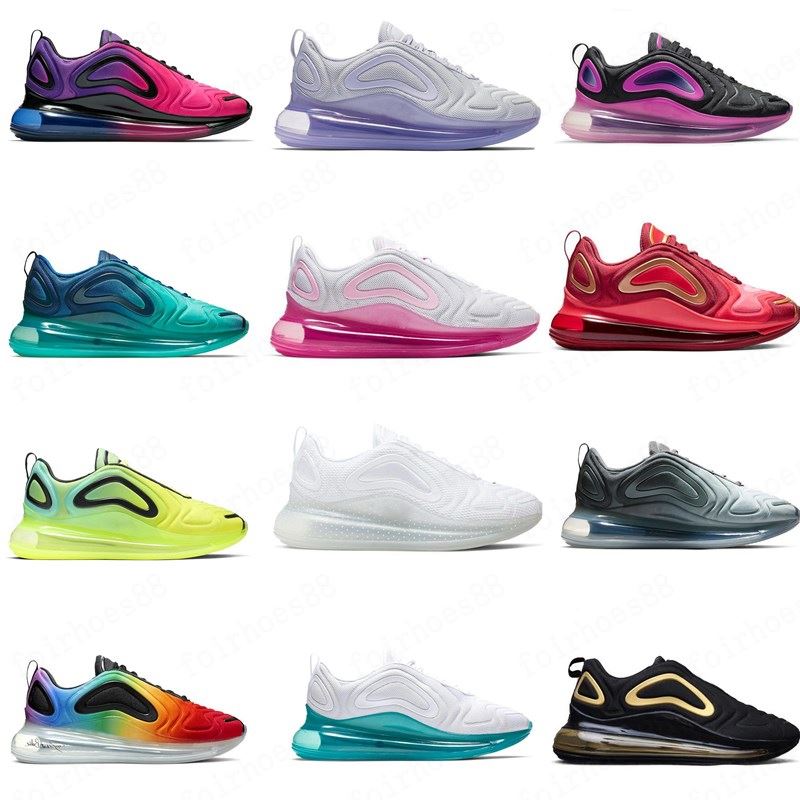 

2020 New 720OG Running Shoes pixel black blue undercover red be true iridescent mesh Sunrise pink sea Womens Mens Designer Sneakers trainers, Box