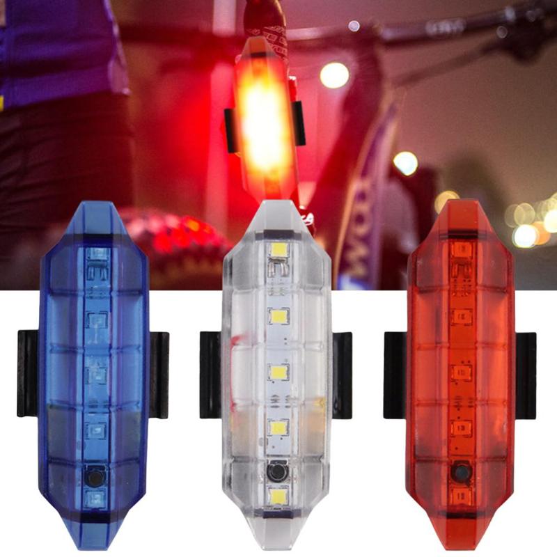 

Bicycle Light USB Rechargeable Bike LED Light Front Rear Tail Taillight Portable Safety Warning Cycling Bike Accessories