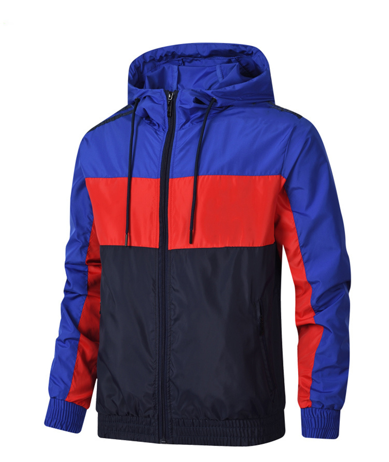 Mens Jackets with Hooded Men Unisex sport jacket Windbreaker sports Coats with Tags Winter Fashion Jacket Outdoorwear Clothes Asian size