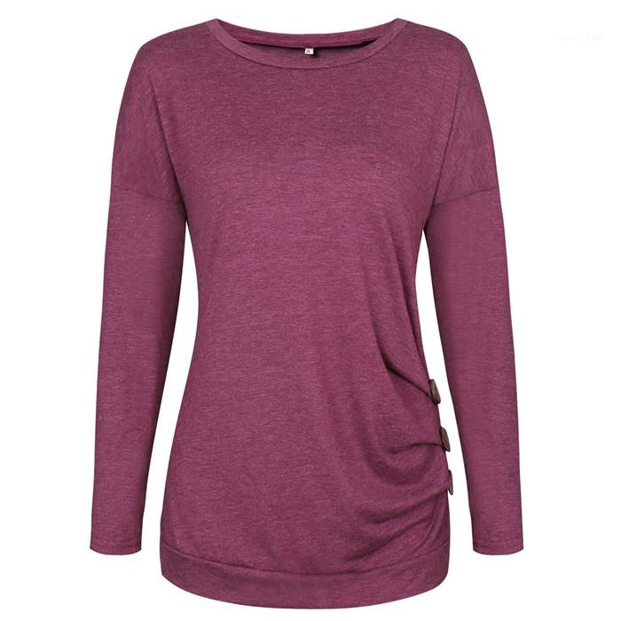 

Top Famale Designer Tees Women O-neck Long Sleeve Tshirt Spring Autumn Loose Custom Style
