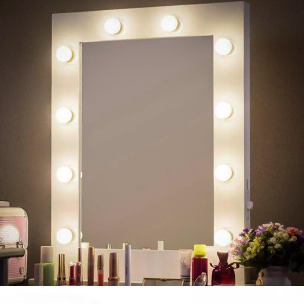 

Led mirror light bulb led glass decorative light USB touch switch 10led mirror light bathroom