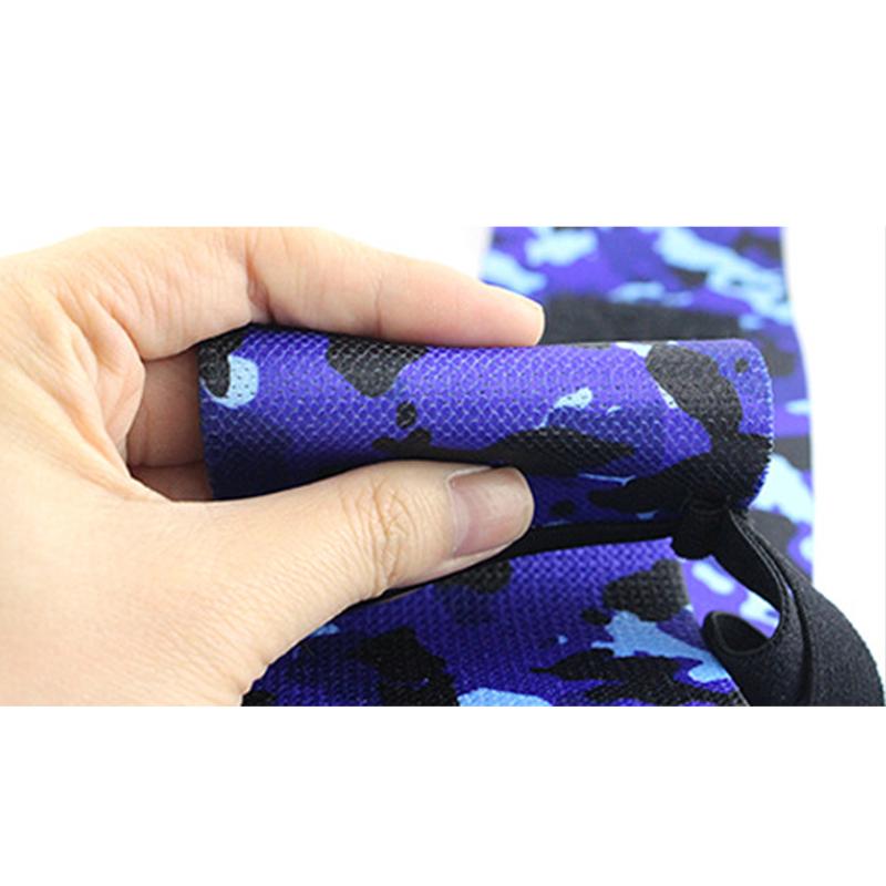 

Nylon Wrap Sport Support Wrist Band Kids Adults Weightlifting High Elasticity Camouflage Pattern Thicken Protect Widen Exercise, Army green