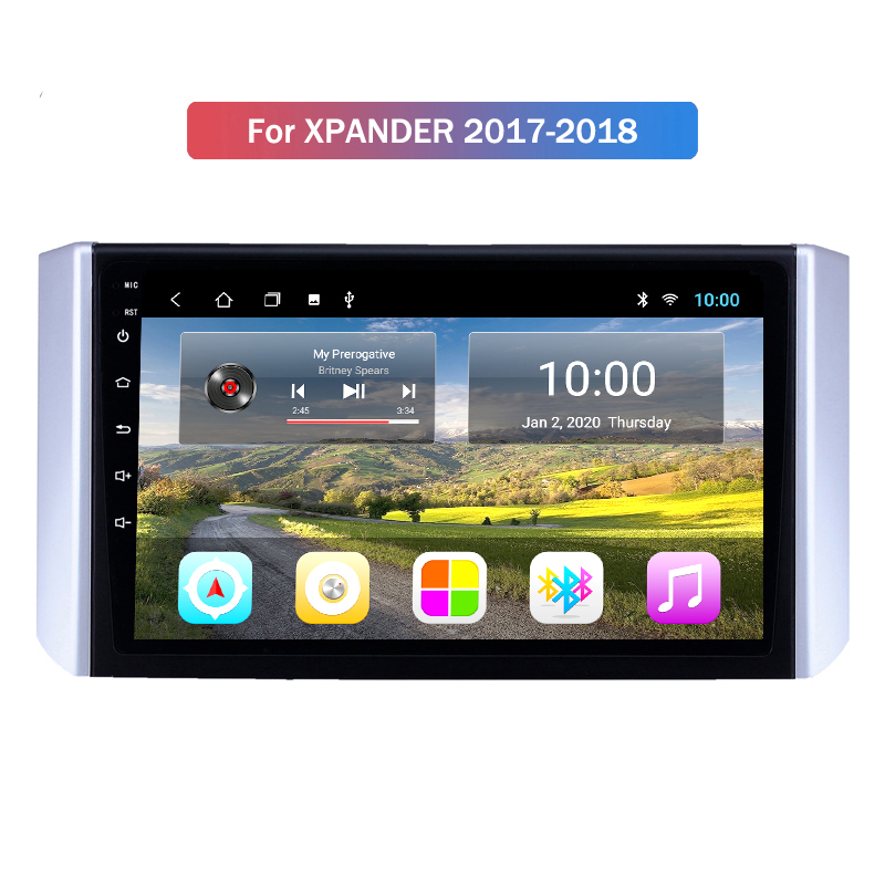 

3G WIFI 2 Din Touch screen Android Car Radio Video Multimedia Player for Mitsubishi XPANDER 2017-2018 GPS Sat Nav with 2G RAM 32G ROM OBD