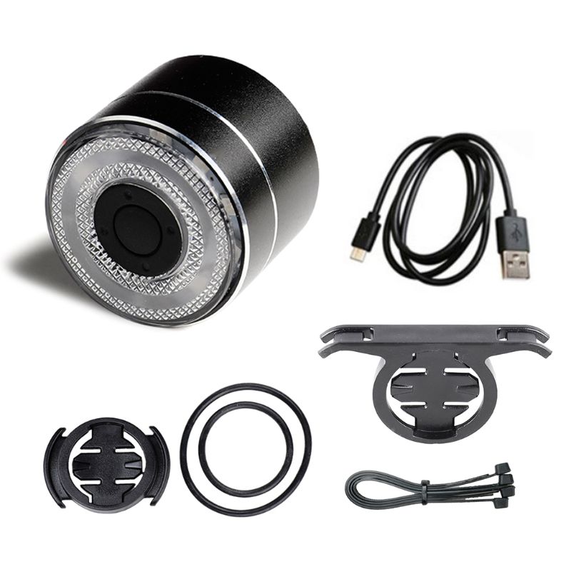 

For Bicycle Bike Bike Rear Light Auto Start/Stop Brake Sensing IPx65 Waterproof LED Charging Cycling Taillight