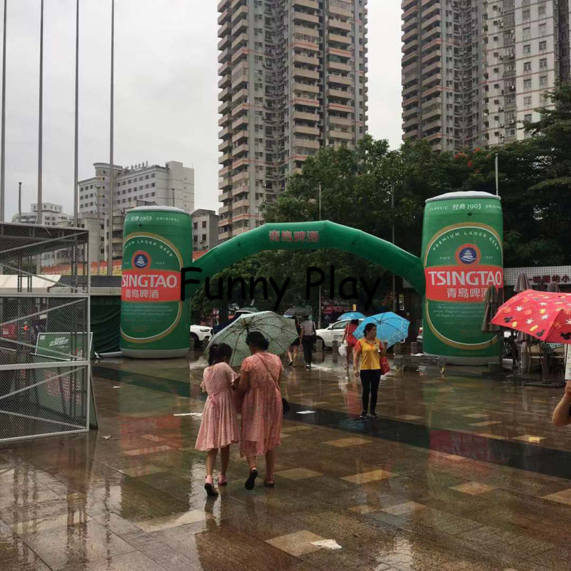 

Whole Digital Printing Promotional Inflatable beer can Arch, Inflatable juice Bottle Arches, Advertising water Bottle