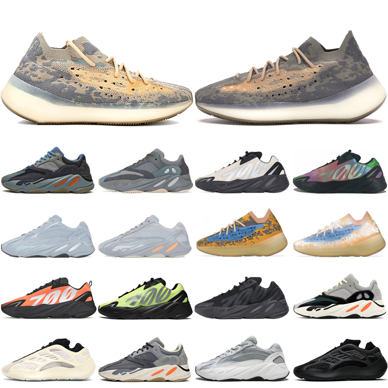 

2020 kanye 700 Running Shoes For Men Women V3 Alvah Azael 380 Blue Oat Reflective Mist Alien mens trainers sports sneakers 36-46, Tie day