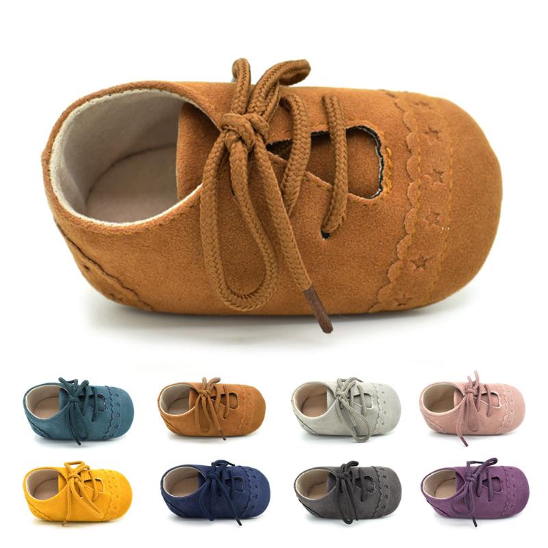 

New PU Leather First Walkers For Baby Boys Girls Infants Fashion Shoes Soft Soles -18M Baby Toddlers Shoes Newborn Gifts