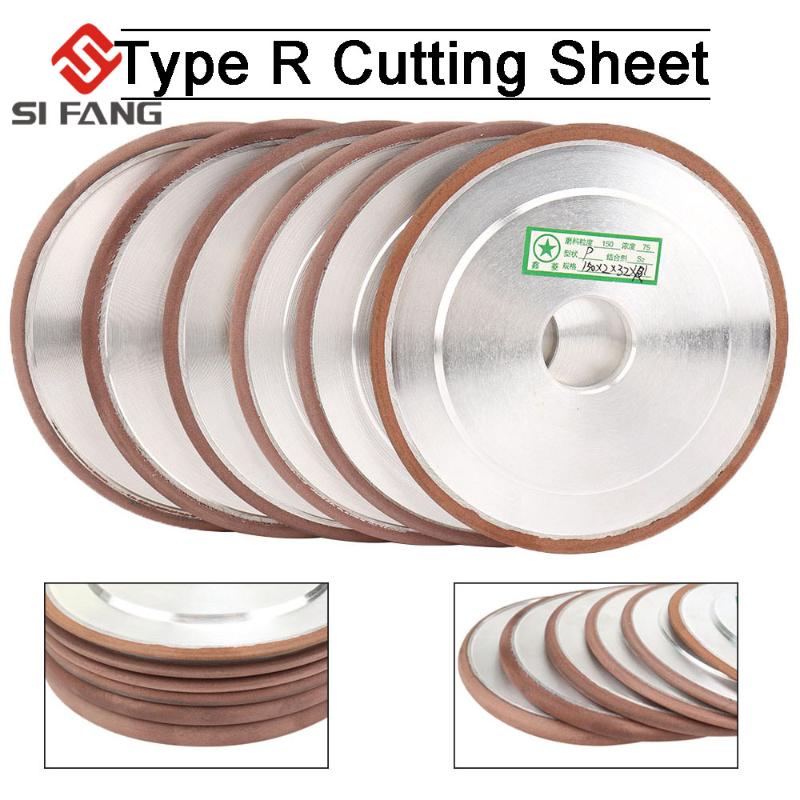 

R1 R1.5 R2 R3 R4 R5 Diamond Grinding Wheel 150mm Circular edge diamond disc For Metal Tungsten Steel Milling Cutter Tool
