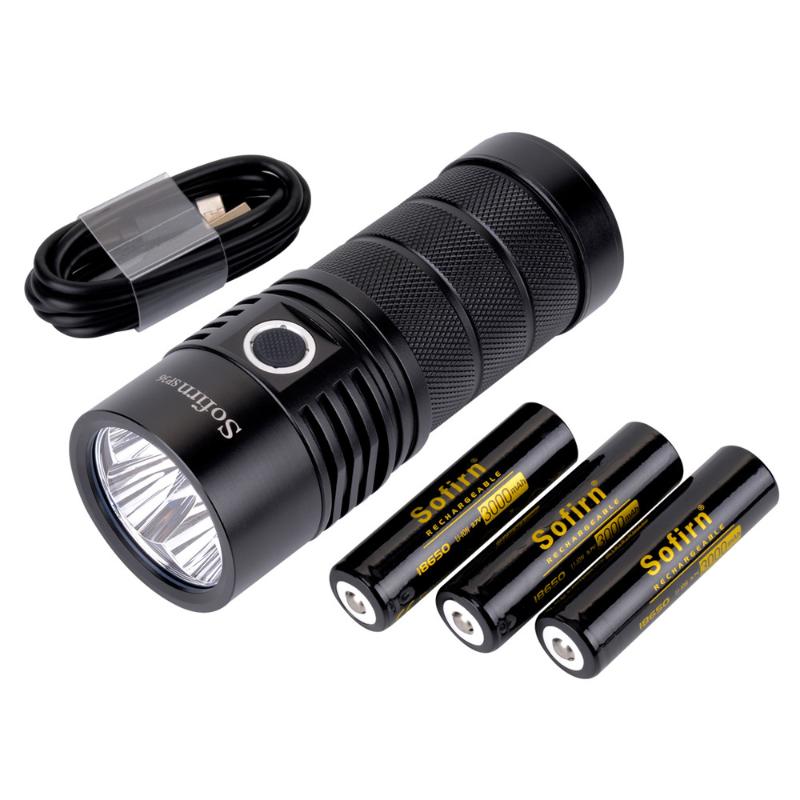 

Sofirn SP36 4*XPL2 Powerful 6000LM LED USB Rechargeable 18650 Multiple Operation Super Bright Torch Narsilm V1.2