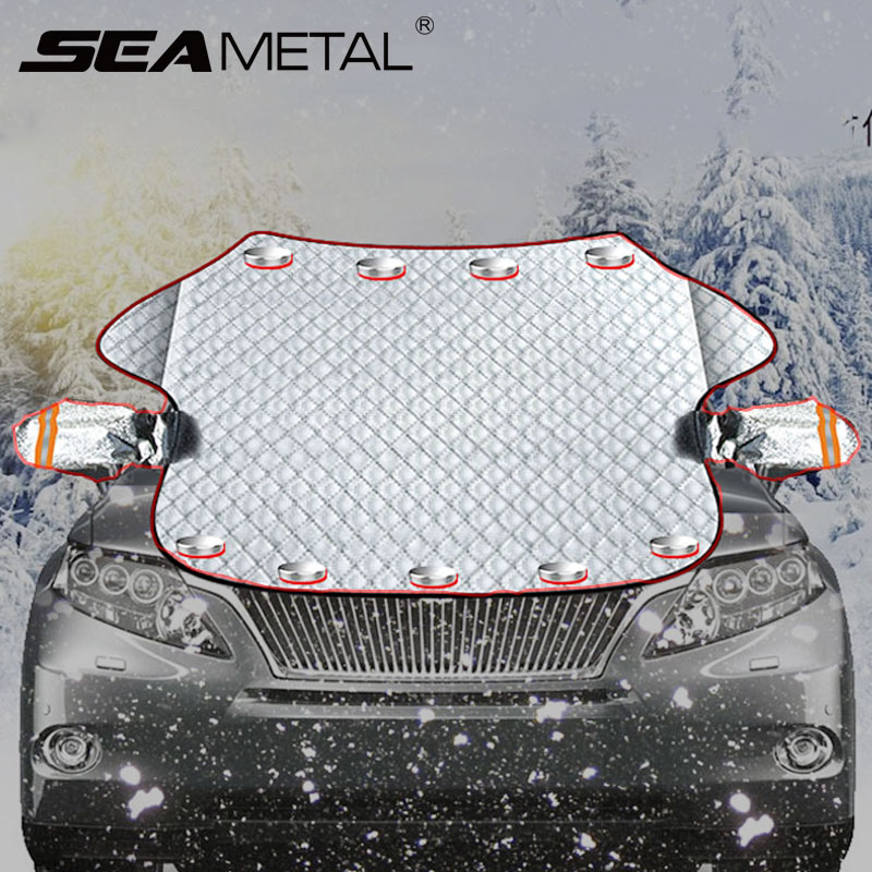 

Car Accessories Auto Windscreen Cover Car Window Screen Covers Magnetic Frost Ice Large Snow Dust Shield Protector Sunshades