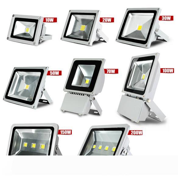 

AC85- 265V 10W 20w 30w 50W 70w 100w 150W 200W LED floodlight light projection lamp Signs lamp Waterproof outdoor floodlights