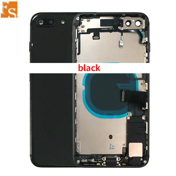 

20pcs Full Housing for IPhone 8 8 Plus Back Middle Frame Chassis Battery Door Rear Cover Body with Flex Cable Parts Assembly