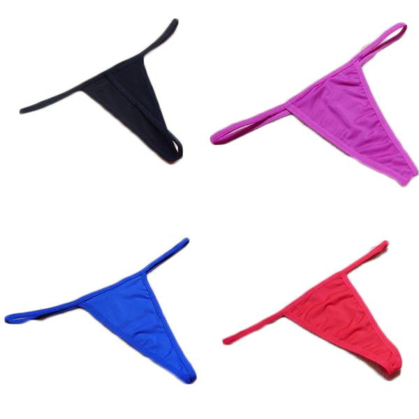 

DHL Sexy Lingerie Women Thong Panties T-pants Thong Lingerie Sexy T-pants G-Strings Sexy Underwear Briefs for Female 10 Colors, Random colors