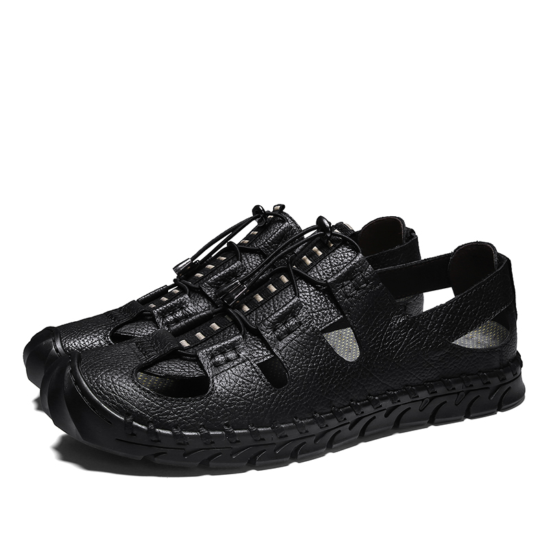 

Light casual Casual transpirables new slip Sneakers playa comfortable beach Man sandals flip wear couple mens mesh summer shoe, Black