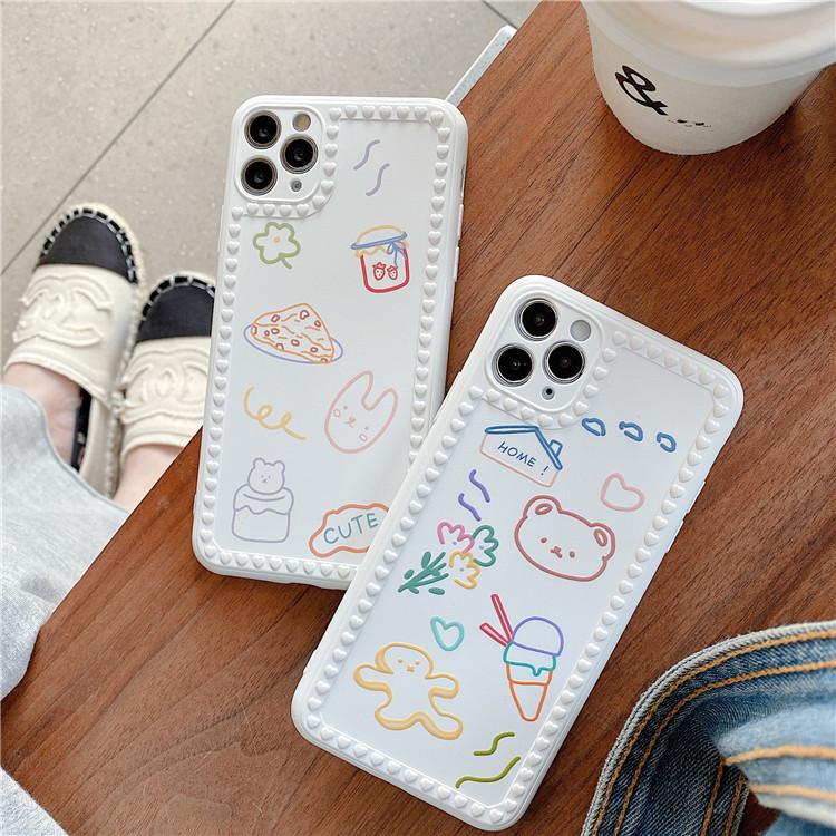 

Hot Luxury designer Shockproof Bumper Soft Silicone Phone Cases For iPhone XR XS Max 7 8 6S Plus X Clear Cover For iPhone 11 Pro SE 2020, Mix colors