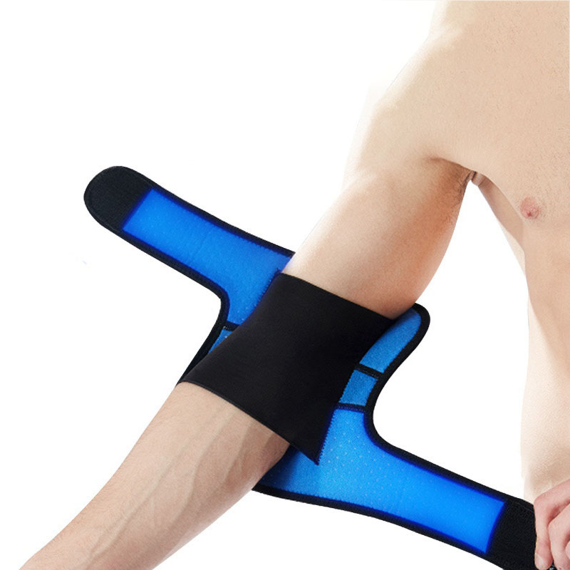 

Sports Elbow Pads Basketball Breathable Sweat Men Women Fitness Training Two-way Pressurized Badminton Tennis Elbow Pads, 1pcs