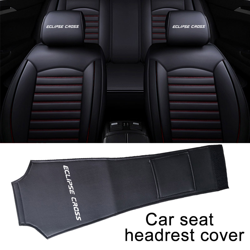 

High Quality Car PU Leather Safety Pillow Covers FOR Mitsubishi Eclipse Cross Car Seat Headrest Covers