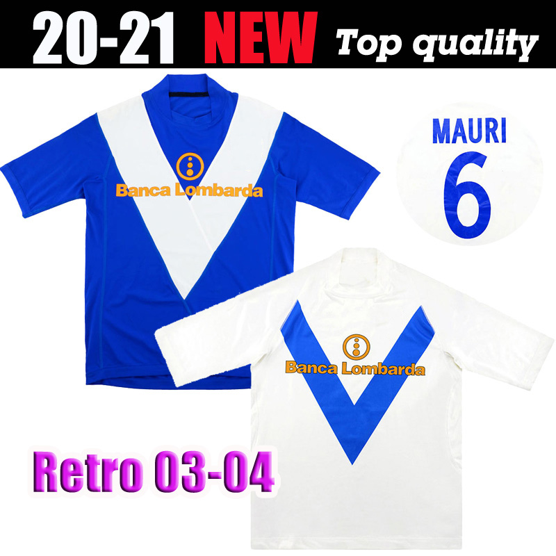 

Retro 03 04 Brescia Calcio Soccer Jerseys Caracciolo Baggio Futbol Camisas Vintage Football Camiseta Classic Shirt Kit Maillot 2003 2004