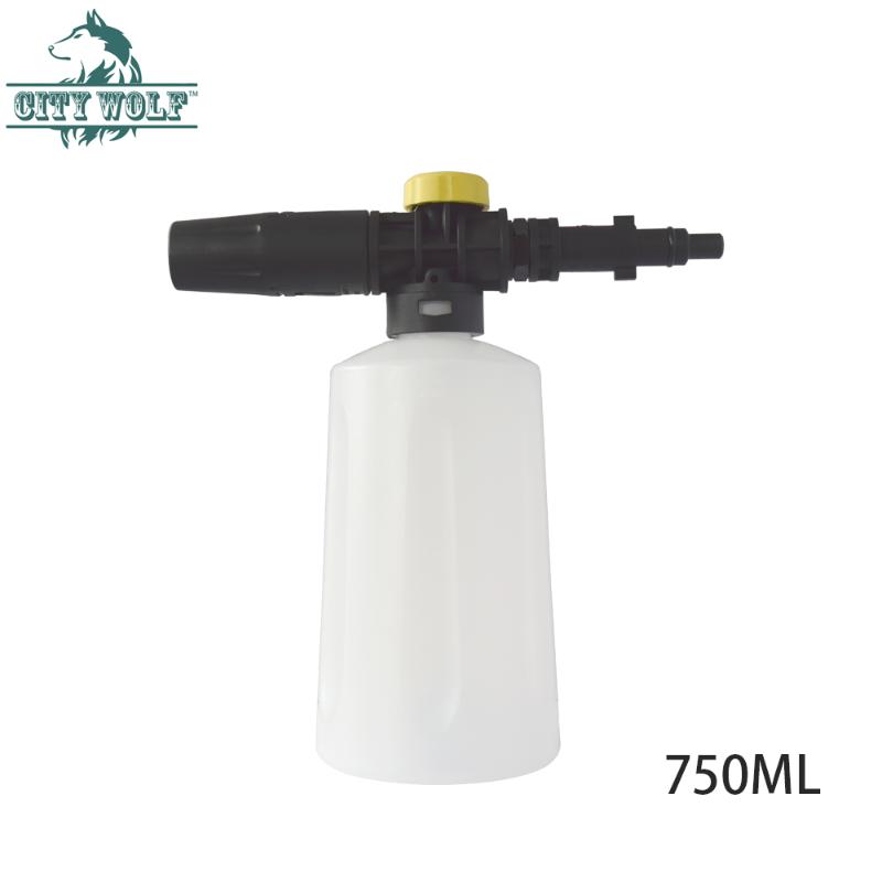 

Car washer snow foam nozzle 750ml adjustable spray fan for Alto Nilfisk Kew Huter high pressure washer accessories city wolf