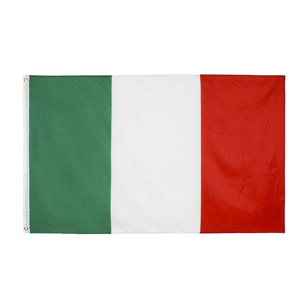 

Free Shipping In Stock 3x5ft 90x150cm Hanging Green White Red Strip ITA IT Italy Italian Flag and Banner for Celebration Decoration