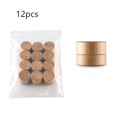 

5g 10g Refillable Bottles Natural Bamboo Empty Makeup Jar Pot Travel Face Cream/Lotion/Cosmetic Container Travel Accessories