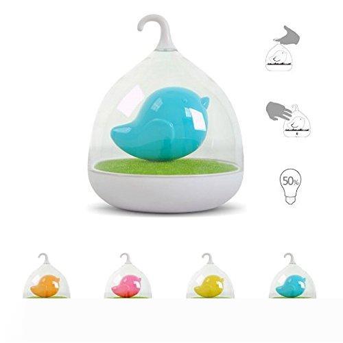 

Hand-held Design Rechargeable Touch Sensor Vibration 4 colors led Birdcage Lamp LED Bird Night Lights for Kids Touch Dimmer Bedroom Lights