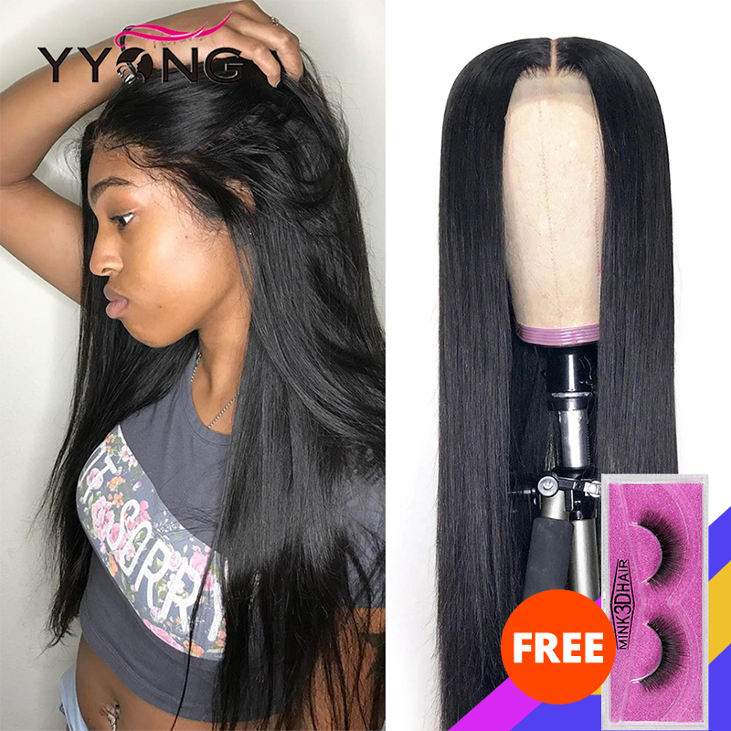 

Straight Remy Hair 360 Lace Frontal Wigs Natural Color 12-24 Inch Pre-Plucked Baby Hair Malaysian Human Hair wigs