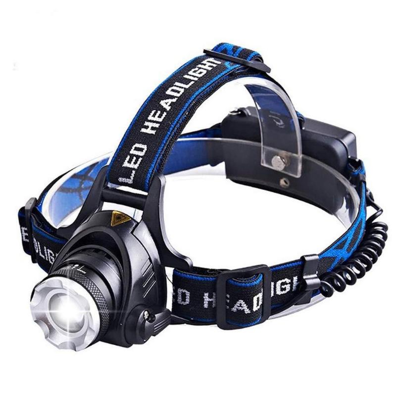 

Led Headlamp Fishing Headlight T6 Modes Zoomable Lamp Waterproof Head Torch Head Lamp For Camping