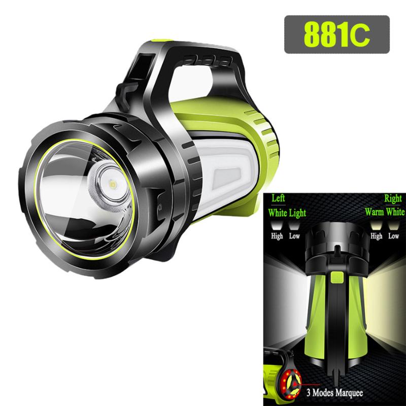 

USB Power Bank Portable LED Tactical Outdoor Camping Hiking Light Waterproof LED Rechargeable Handheld Searchlight