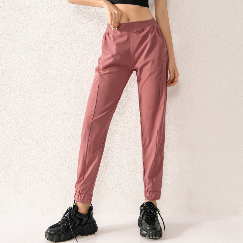 

Sports Pants Women Workout Casual Joggers Running Trousers with Pocket Yoga Gym Pants High Waist Running Fitness Mvsyo, Berry yoga pants