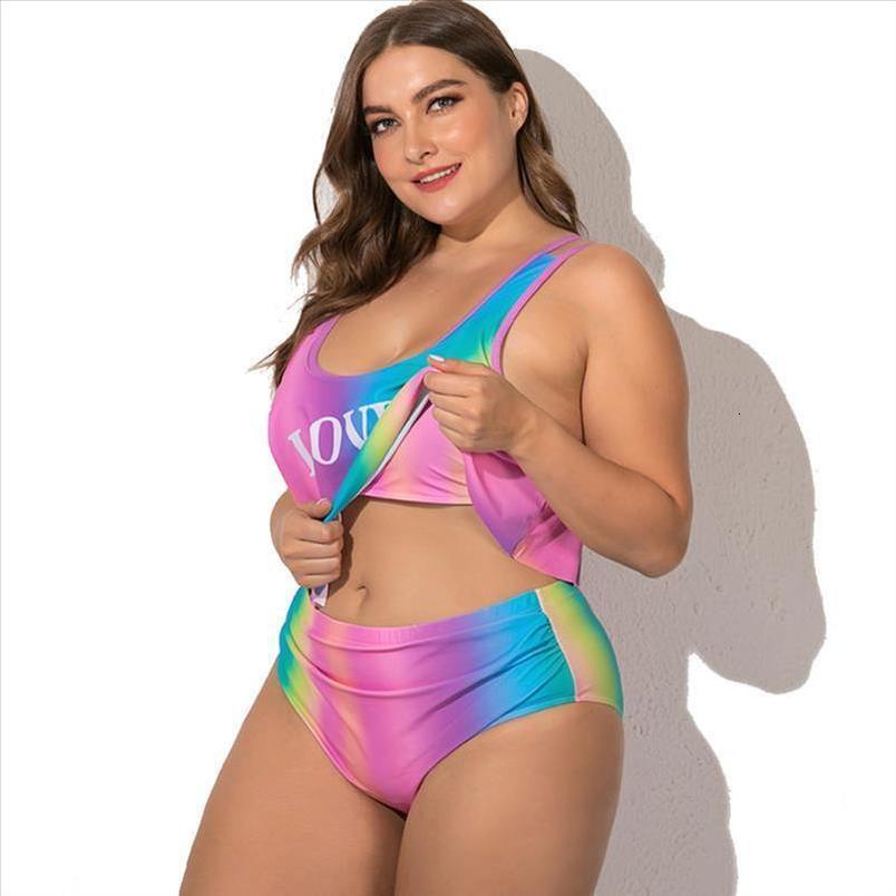 rainbow plus size bathing suits