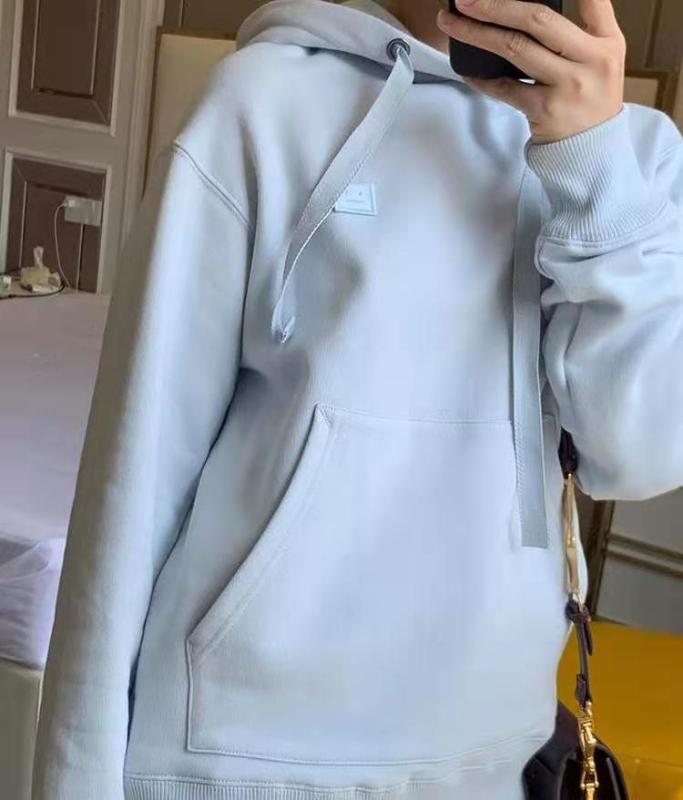 

100% Cotton Women' Hoodie Casual Loose Hooded Pullover add Velvet Long Sleeve Sweatshirt, Gray