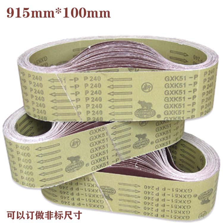 

Manufacturers Order All Kinds of Belt Machine Belt 915 * 100MM Polishing Custom Factory