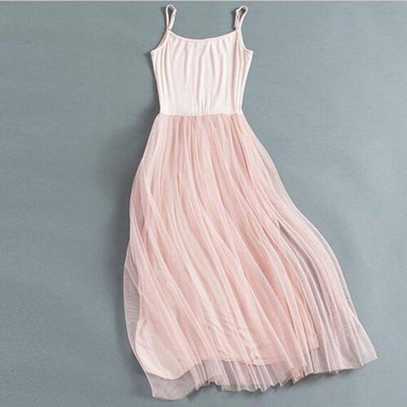 

high quality Women 2020 Summer Solid Color Casual Dress women O-Neck Loose Mid-Calf Dresses Female Basic Sundress Party Vestidos, Beige