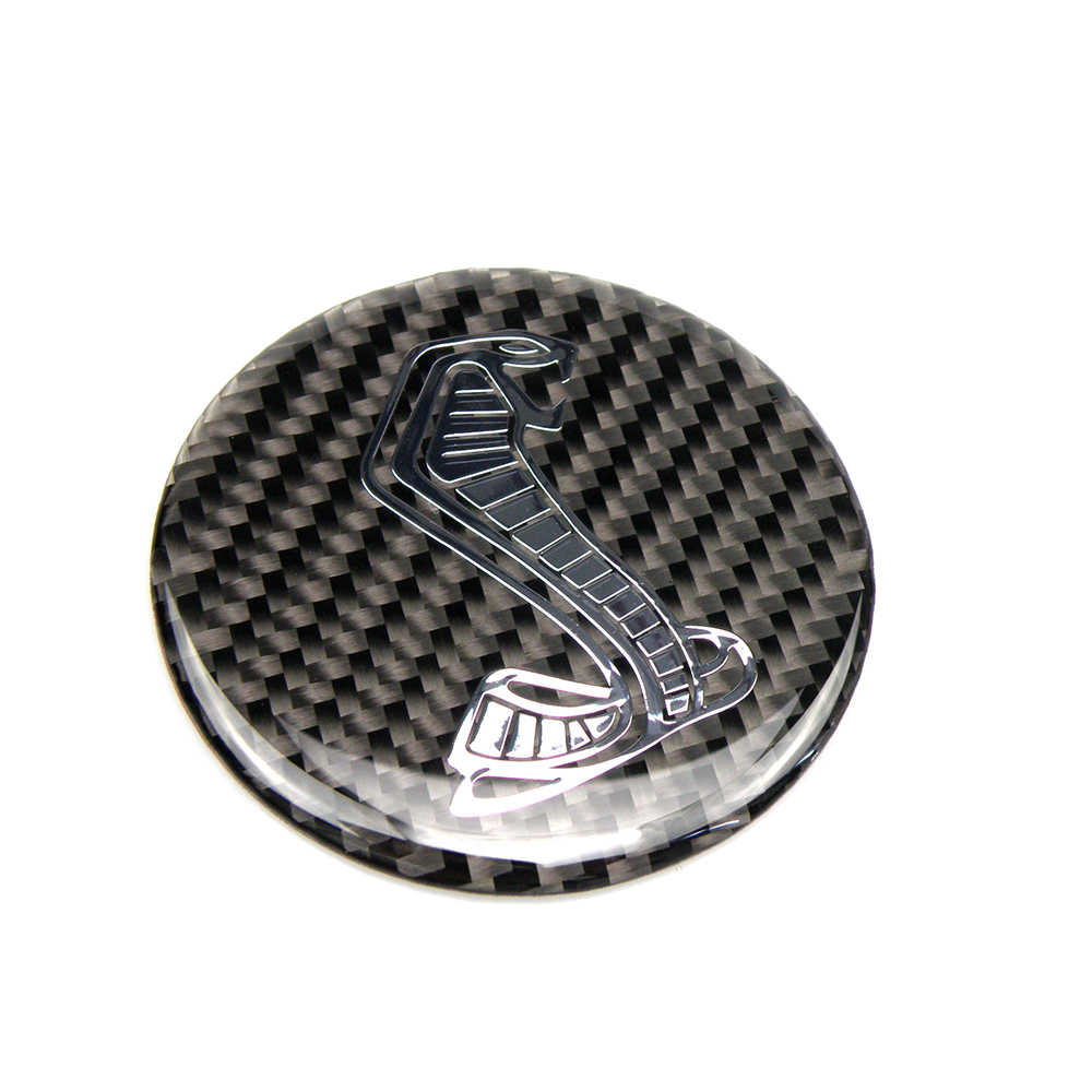 

GTPARTS For Ford Mustang Carbon Fiber Interior Coasters Storage Mats Sticker for Ford Mustang Accessories 2015-2019, Black