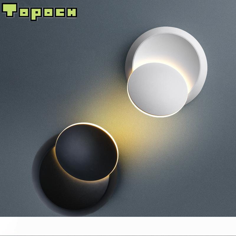 

Topoch Balcony Light LED 7W 360 Degree Rotation Die-Cast Aluminium White Black Finish for Bedside Corridor Aisle Step Balcony Illumination