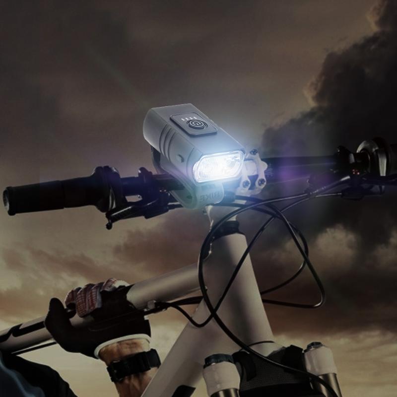 

Bicycle LED Front Light Torch Warning Power Bank USB Charging Biking Multifunctional Portable Waterproof Cycling Accessories