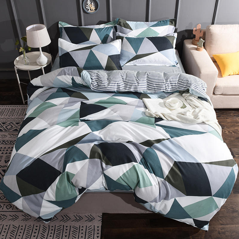 

Irregular Geometric Bedding set Simple Style Comforter Bedding Sets King Queen Size set Duvet Cover bedspread, Youshang024