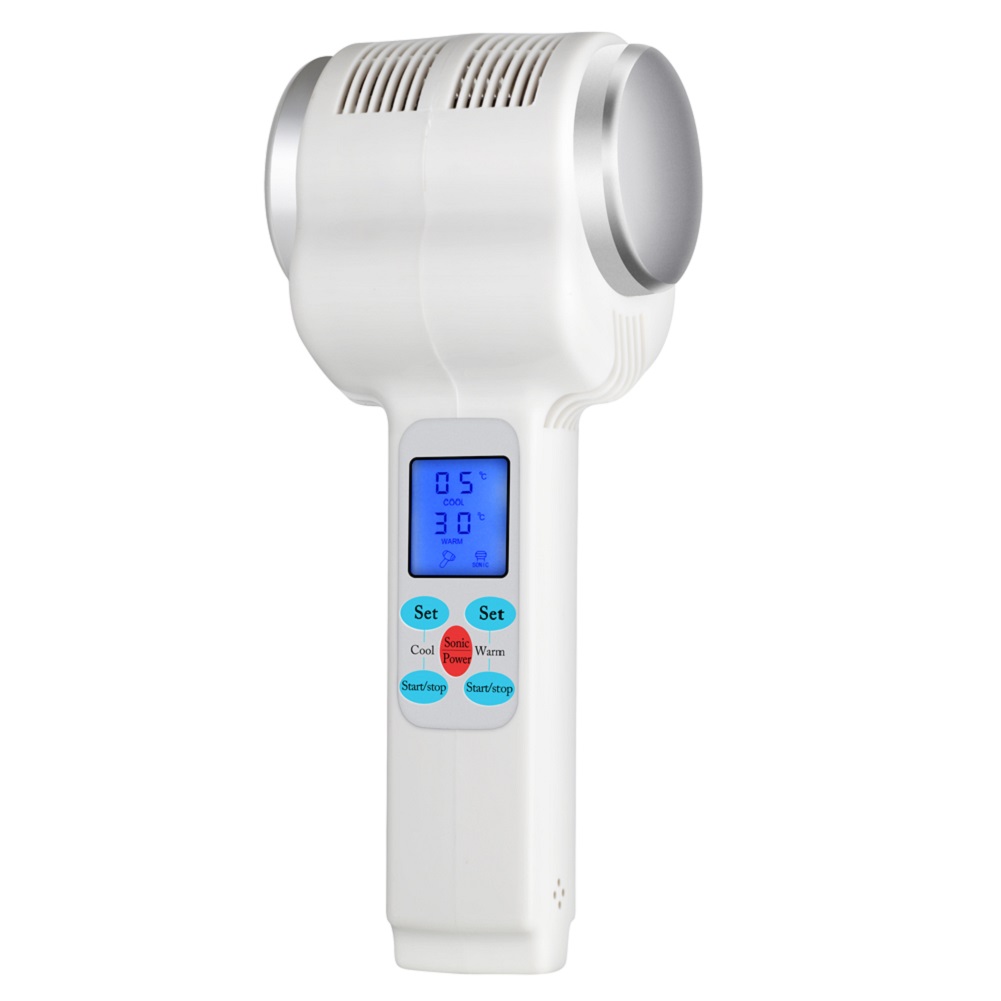 Ultrasound Hot Cold Hammer Cryotherapy Warm Ice Heating Facial Skin Lifting Tighten Face Rejuvenation-image-556233851
