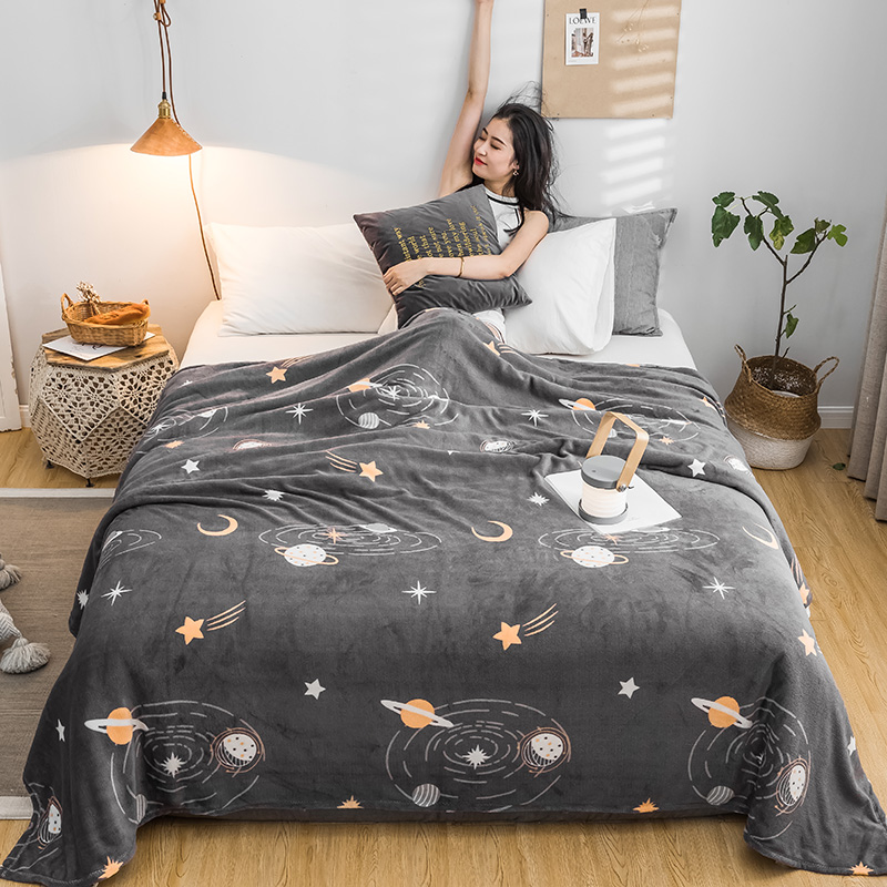 

LREA home textile flannel Coral Fleece blanket on the bed soft warm sofa travel bedspread 7 sizes