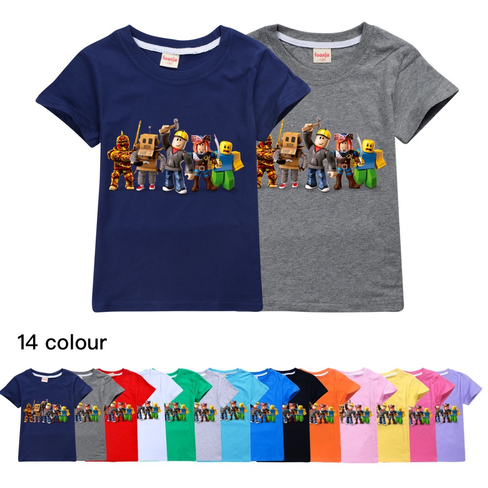 Wholesale Best Roblox Kids Clothes For Single S Day Sales 2020 From Dhgate - qoo10 sale drop shipping children roblox game t shirt clothes