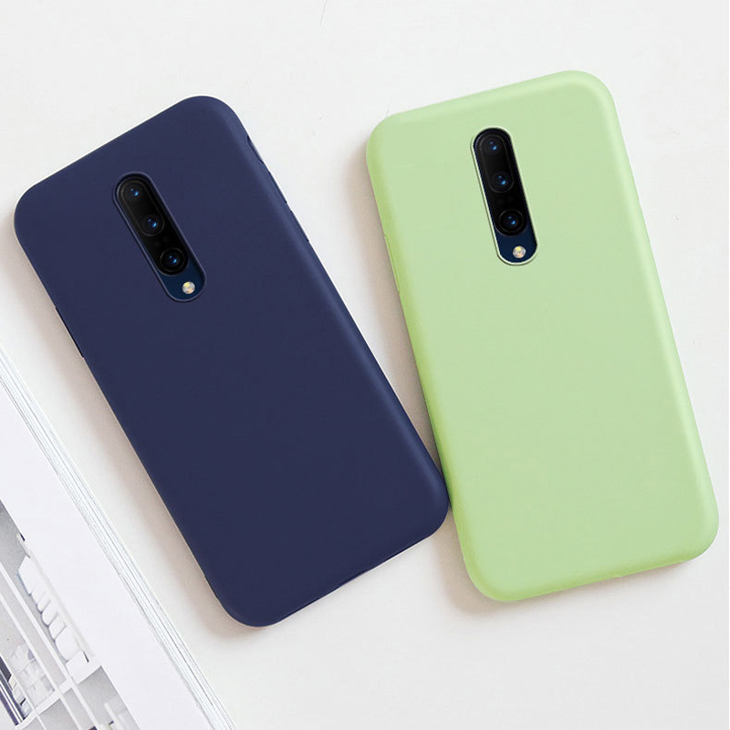 

Liquid Silicone soft Case Gel Rubber Shockproof Cover Drop Full Body Protection For oneplus 7 Pro plus oneplus 8 Pro 7T 1+7 1+8 1+7T 1+8 Pro, Green