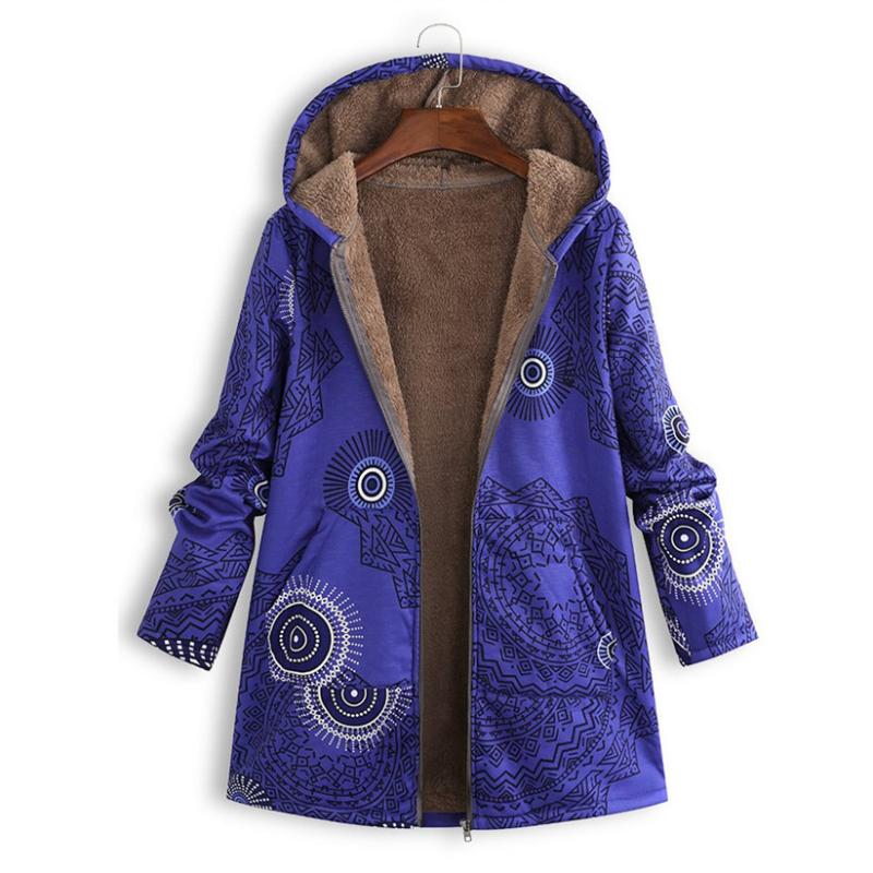 

Coat Female Winter Folk Custom Women Hooded Cotton Jackets Casual Office Lady Hoodies Plus Size Velvet Outerwear Ropa De Mujer, Green