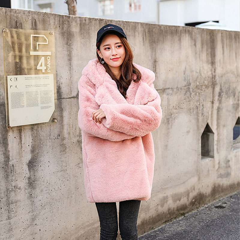 

Casaco feminino inverno 2020 New Hooded Faux fur jacket Women Sobretudo High quality Elegant Soft Keep warm Winter Fake fur coat, White