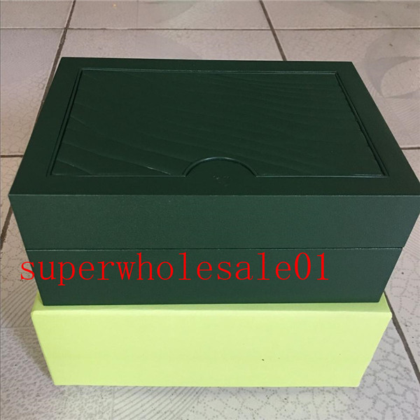 

2020 Mens With Inner Outer Original Wooden Box Watch Boxes Papers Certification Papers Card Manual Translation Wallet watches tag-booklet Ro, Black;blue