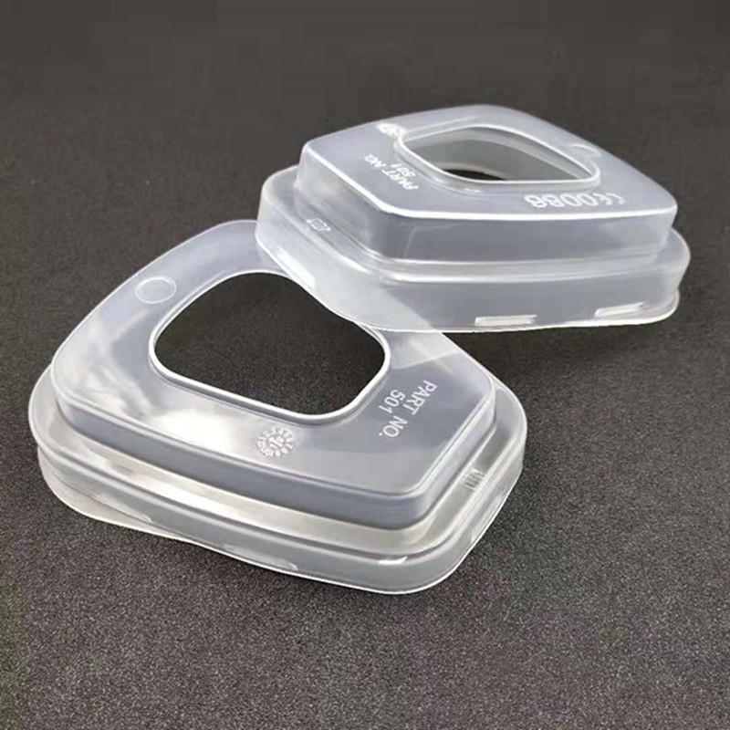 

501 Filter Retainer Adapter For 6200 6502 6800 7502 Gas Mask Filter Combination 5N11 Filter Cotton N95 Replace Accessories 2pcs/a pair