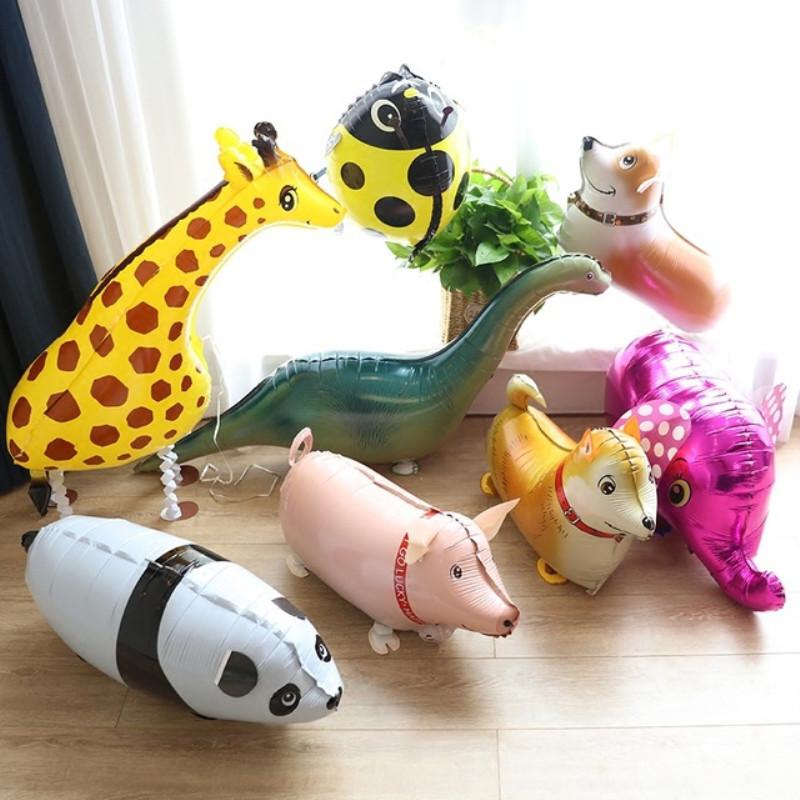 

Mixes Walking Animal HELIUM Balloons Cute Cat Dog Panda Dinosaur Tiger Pet Air Ballons Birthday Party Decorations Kids and Adult