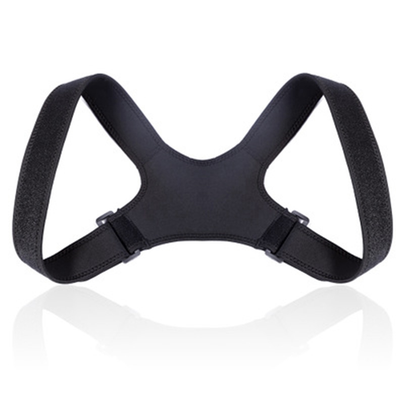 

Back Posture Corrector Brace Corset Back Clavicle Straightener Spine Support Belt for Upper Shoulder, Black
