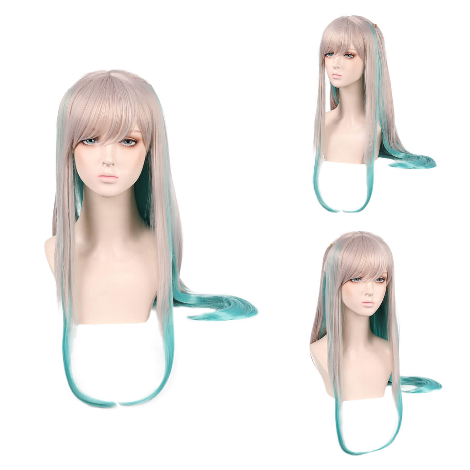 

Synthetic wigs micro Ground-bound boy Hanak cute wig cool colored Synthetic braiding wig same with picture curly invisible tape cosplay wigs, Same with p6